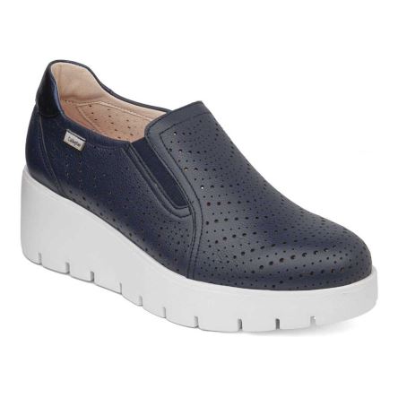 Callaghan 32103 Amal Platform Schoenen Dames Donkerblauw | NLEGLXP