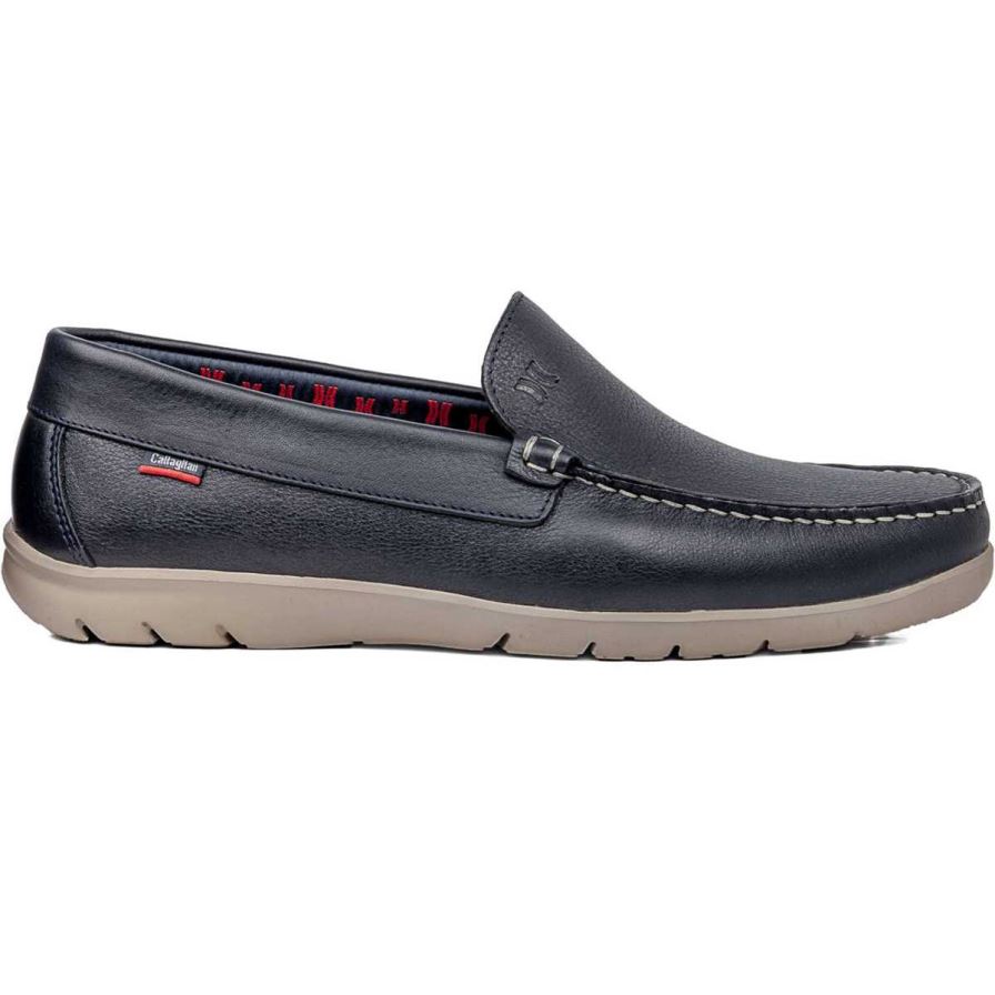 Callaghan 18001 Tenger Loafers Heren Donkerblauw | NLBDZHV