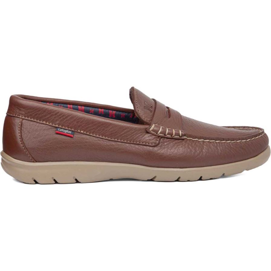 Callaghan 18004 Tenger Loafers Heren Bruin | NLLUCKG