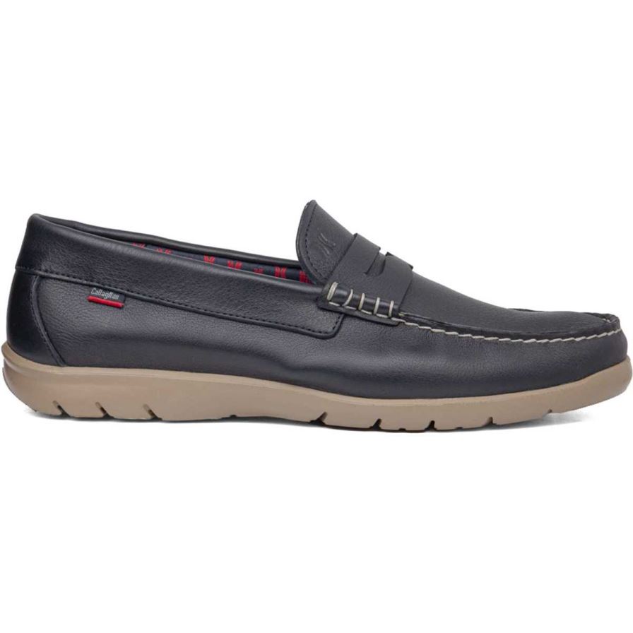 Callaghan 18004 Tenger Loafers Heren Donkerblauw | NLBFCQE