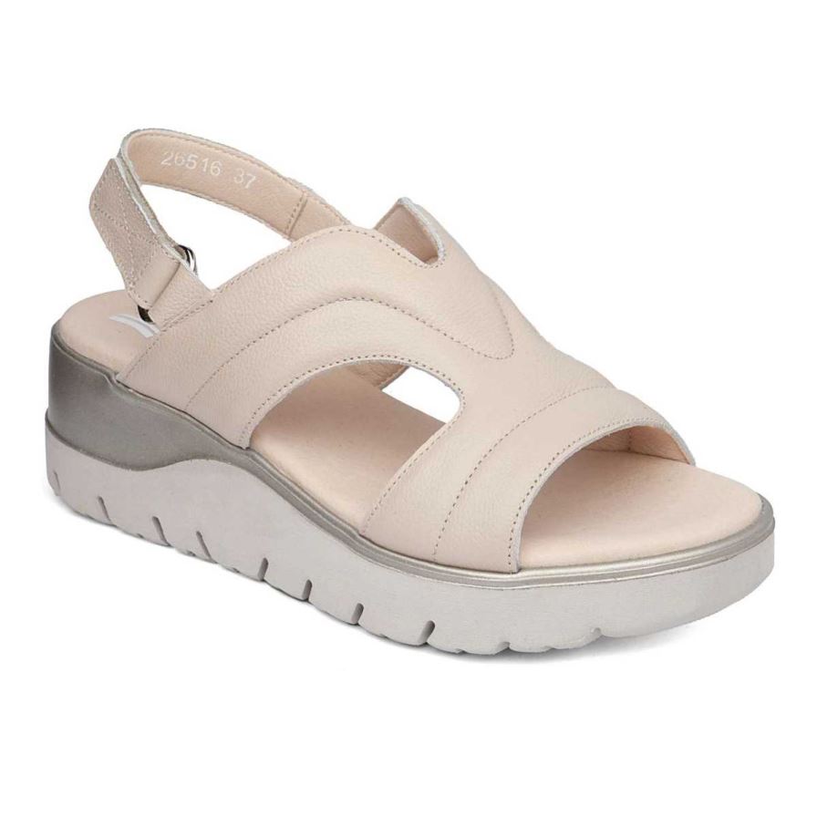 Callaghan 26516 Uwanja Sandalen Plateauzool Dames Roze | NLZTDYR