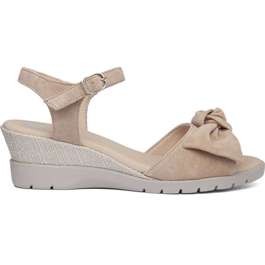 Callaghan 29115 Esperanza Sleehak Sandalen Dames Beige | NLIAFNM