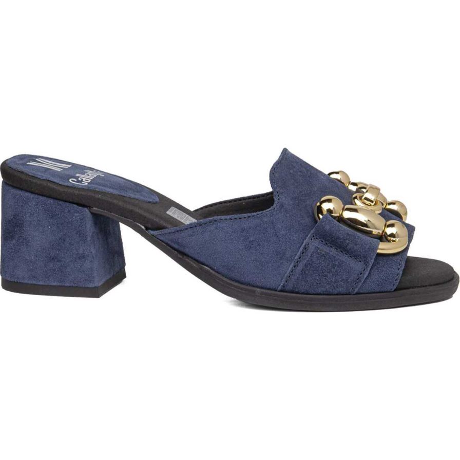 Callaghan 29208 Kibow Hakken Sandalen Dames Donkerblauw | NLHZDBP