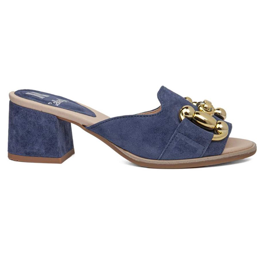 Callaghan 29208 Kibow Hakken Sandalen Dames Donkerblauw | NLYXMPW