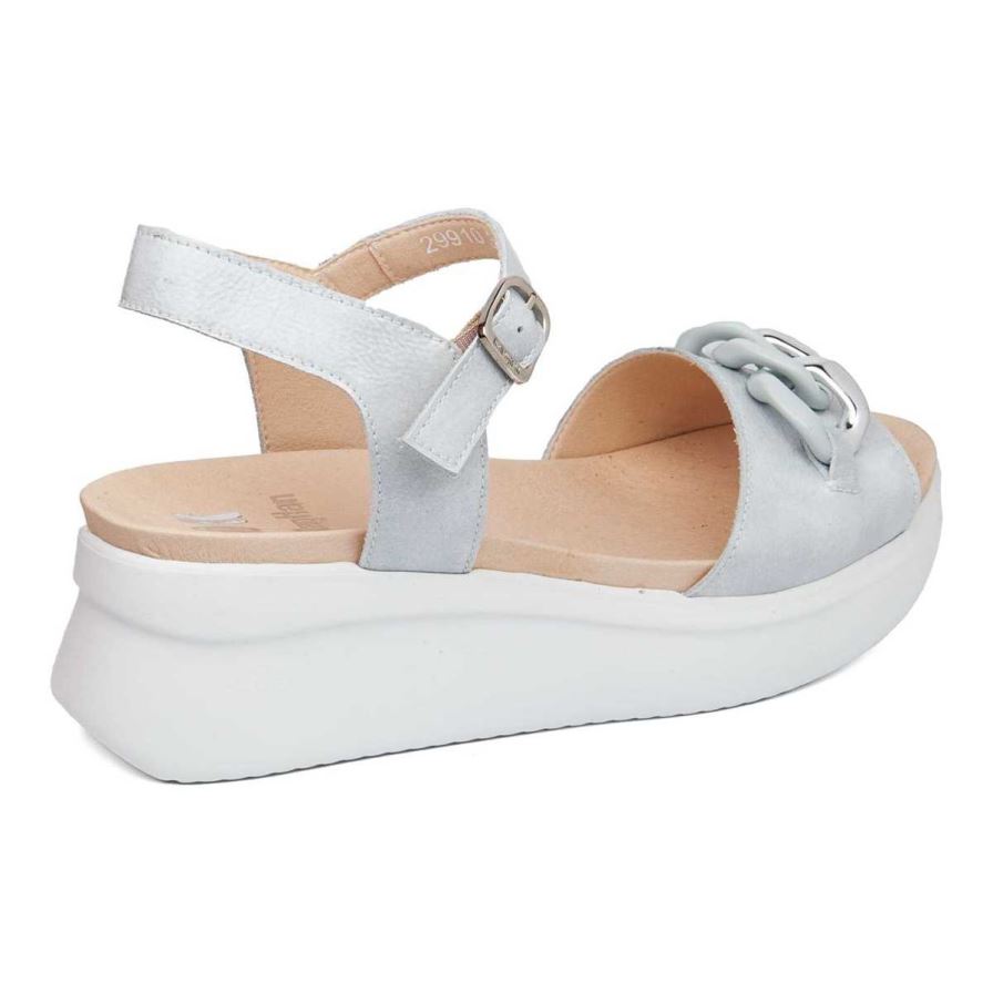 Callaghan 29910 Llana Sleehak Sandalen Dames Lichtblauw | NLVFGMX