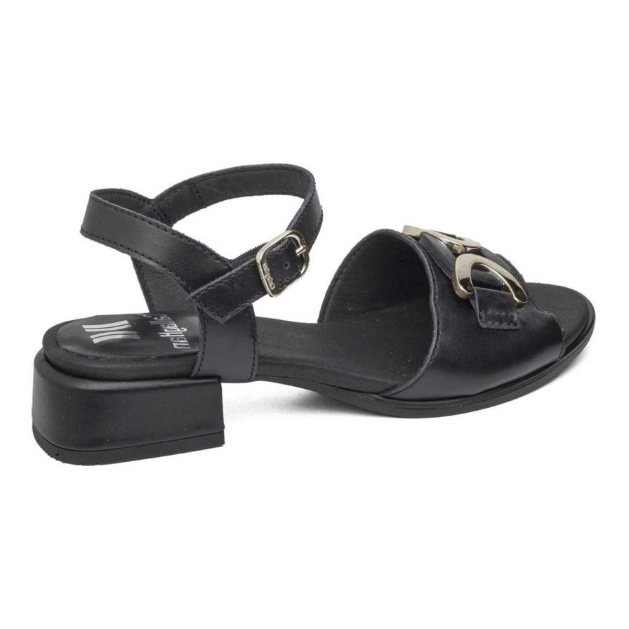 Callaghan 30307 Luna Hakken Sandalen Dames Zwart | NLEPBXL