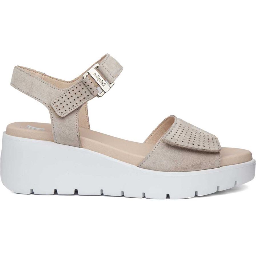 Callaghan 32002 Bera Sleehak Sandalen Dames Beige | NLZIUBT