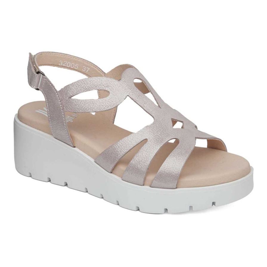 Callaghan 32005 Bera Sandalen Plateauzool Dames Roze | NLCQOWI