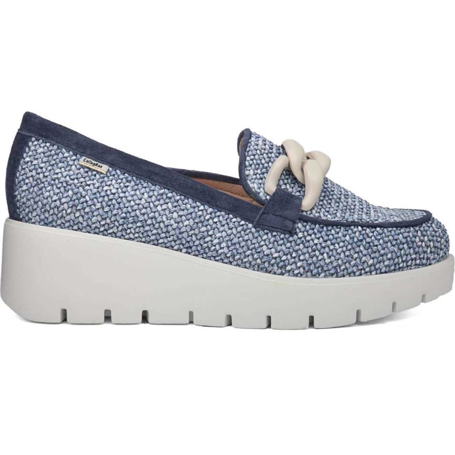 Callaghan 32100 Amal Platform Schoenen Dames Donkerblauw | NLJZKYB