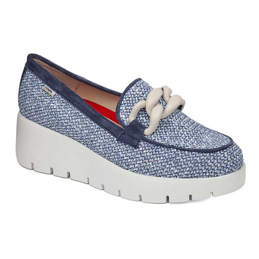 Callaghan 32100 Amal Platform Schoenen Dames Donkerblauw | NLJZKYB