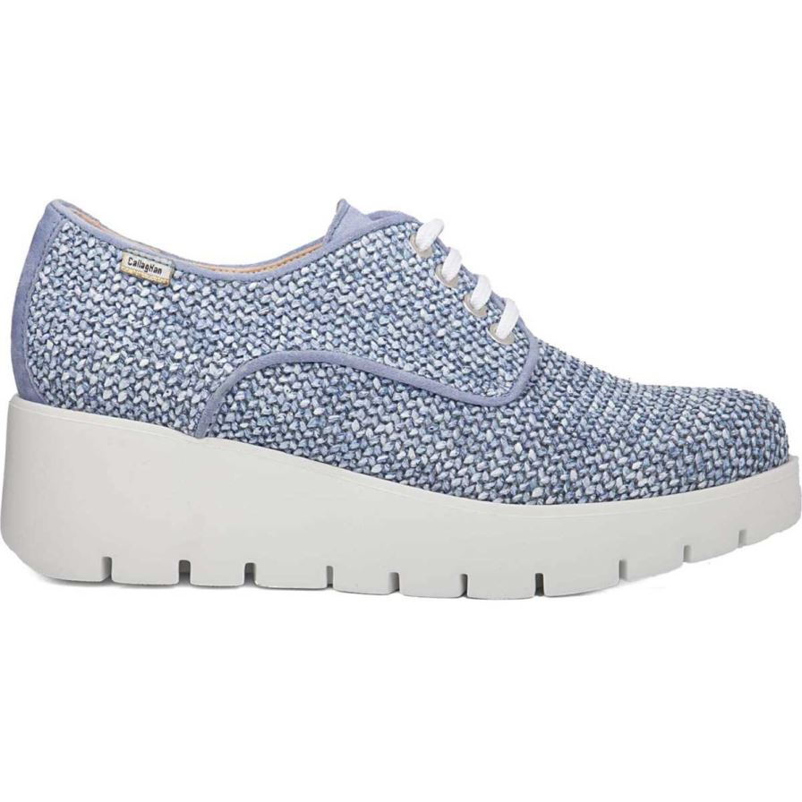 Callaghan 32101 Amal Platform Schoenen Dames Blauw | NLEKTUH