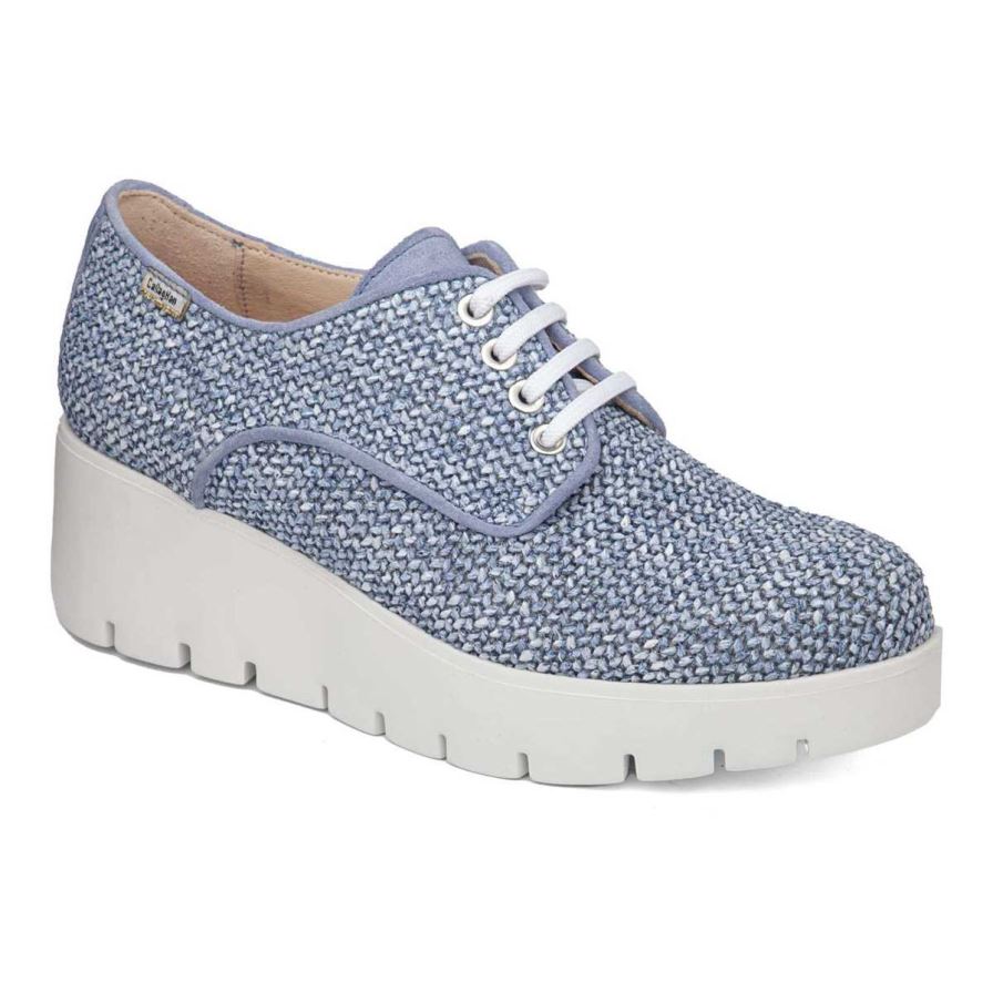 Callaghan 32101 Amal Platform Schoenen Dames Blauw | NLEKTUH