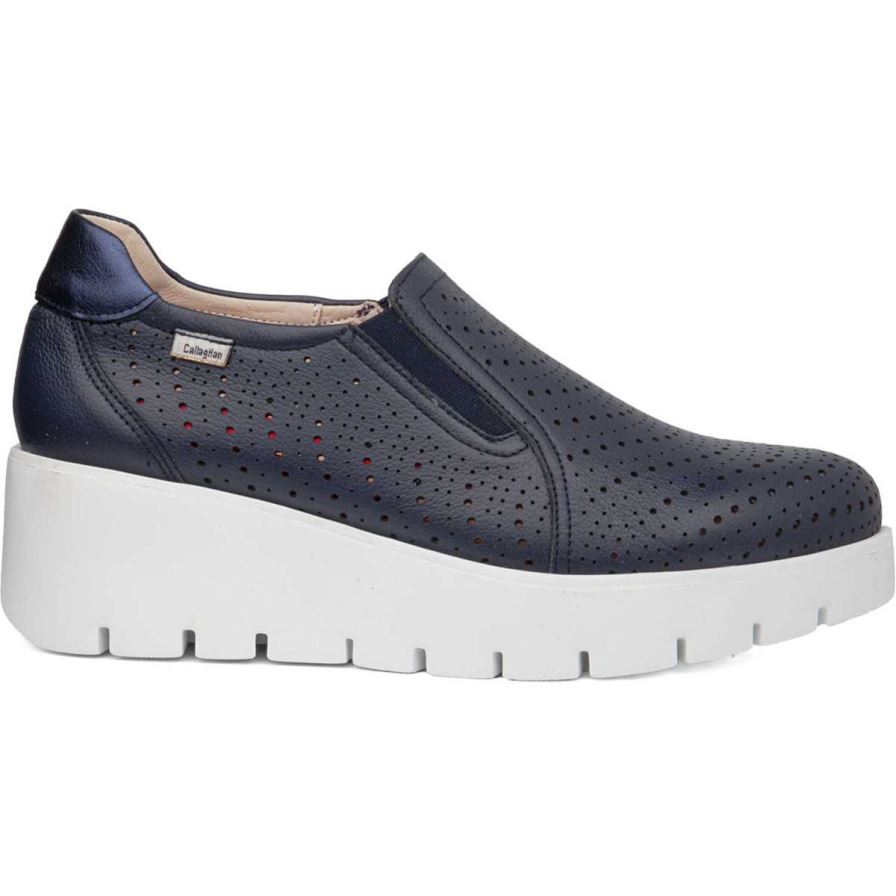 Callaghan 32103 Amal Platform Schoenen Dames Donkerblauw | NLEGLXP