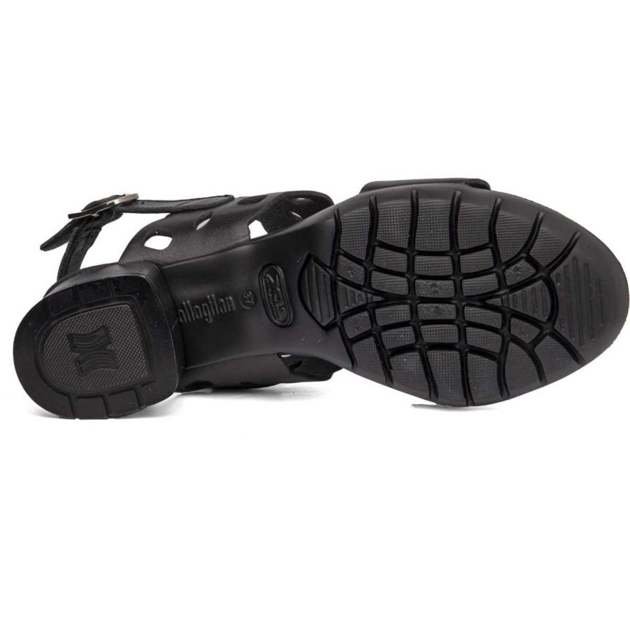 Callaghan 32303 Matera Hakken Sandalen Dames Zwart | NLJTGXR