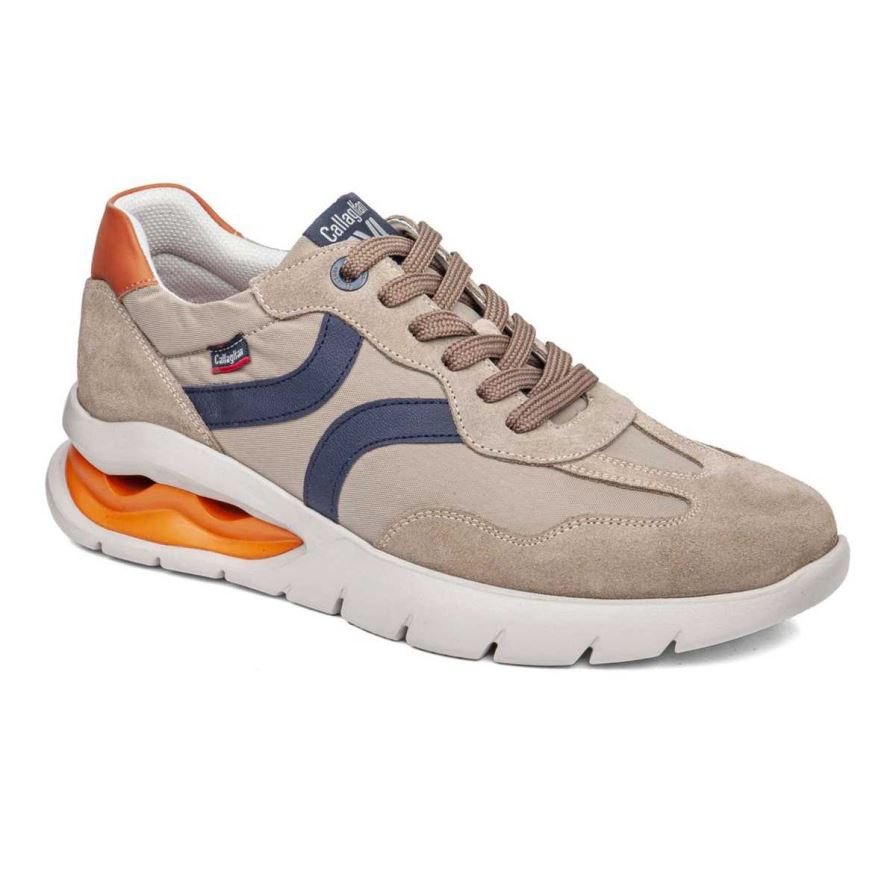 Callaghan 45408 Vento Sneakers Heren Beige | NLBRFTS