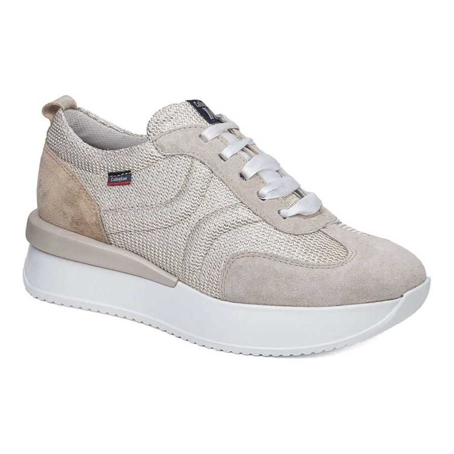 Callaghan 51200 Dina Sneakers Dames Beige | NLFSMVI