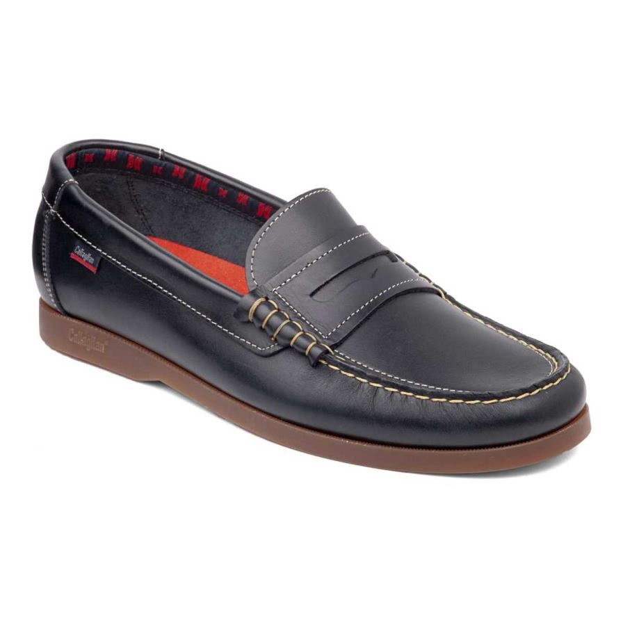 Callaghan 51602 Yate Loafers Heren Zwart | NLZTGAH