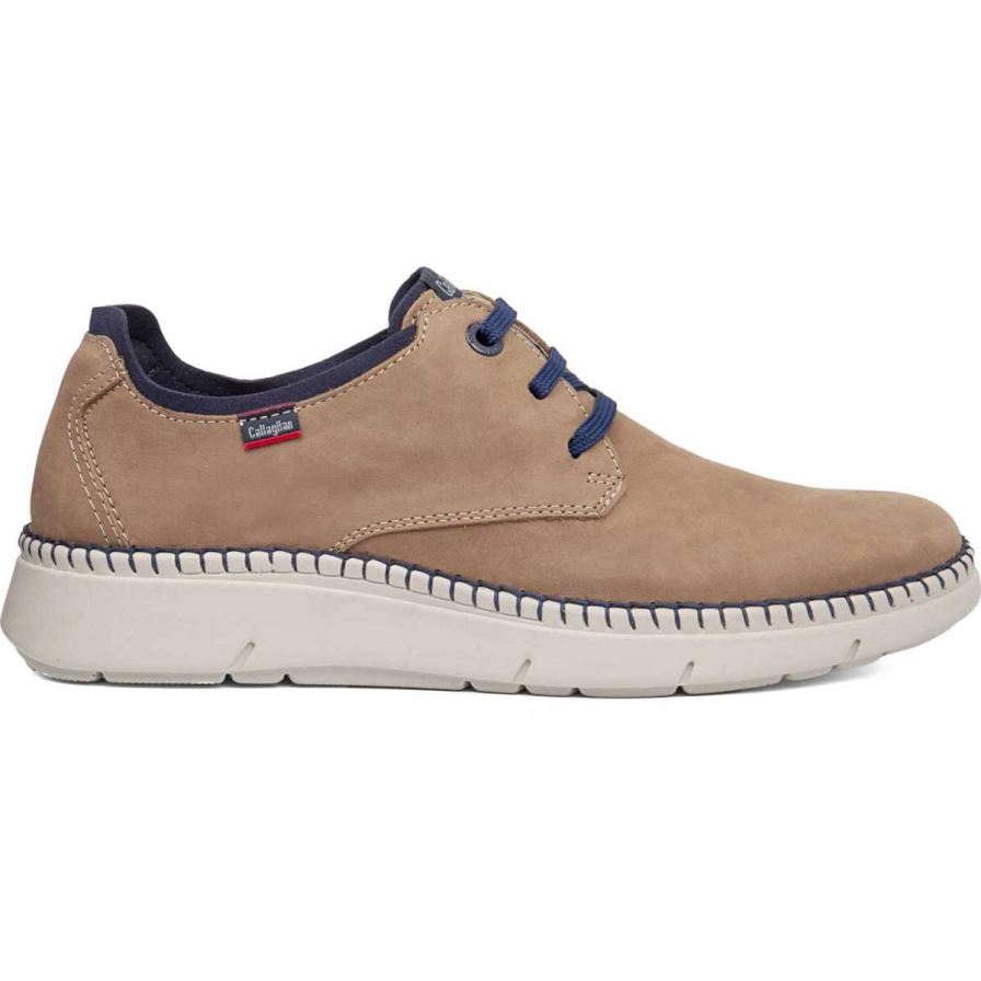 Callaghan 53500 Circular Veterschoenen Heren Beige | NLLDUZW