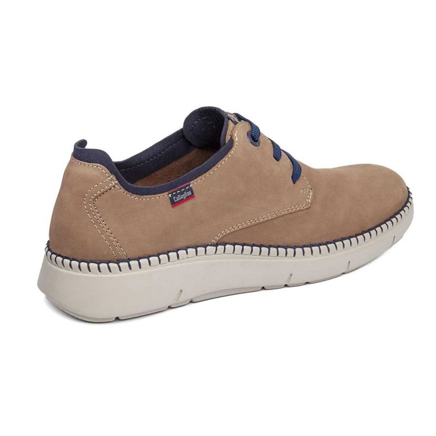 Callaghan 53500 Circular Veterschoenen Heren Beige | NLLDUZW