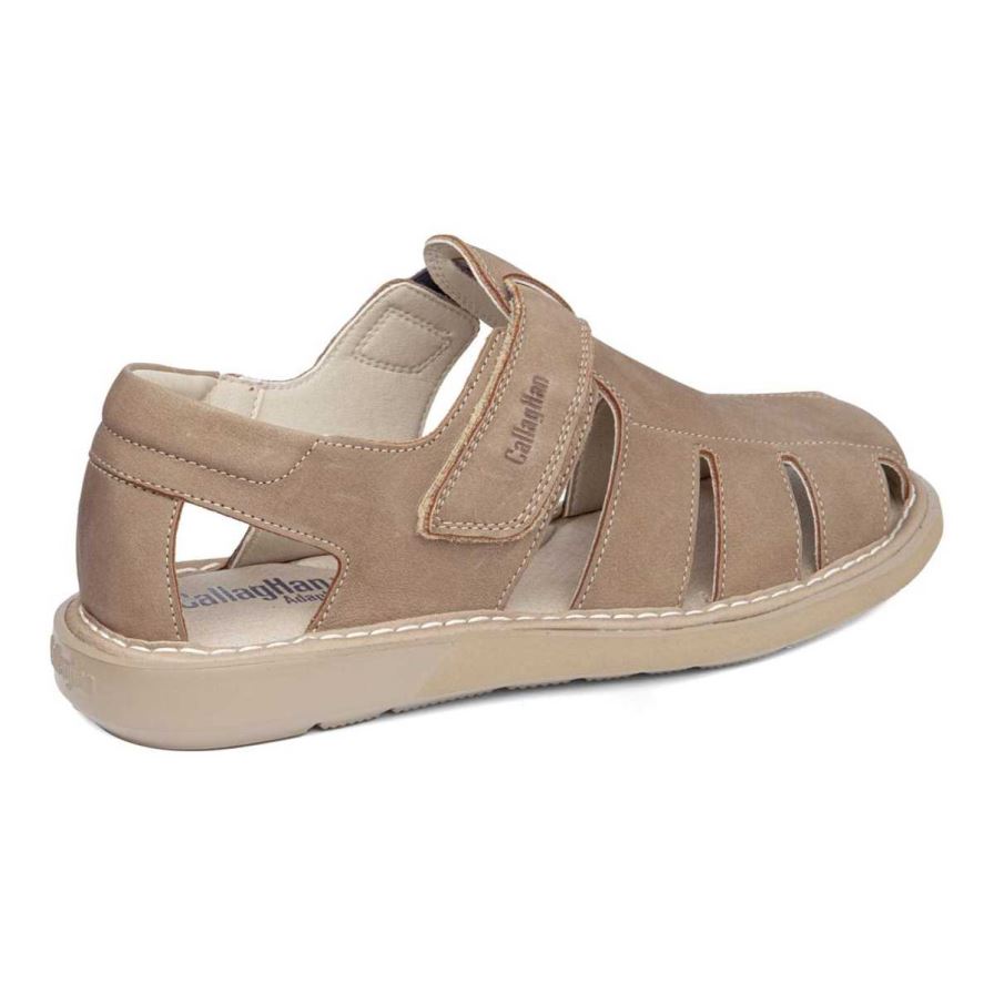 Callaghan 92311 Leban Sandalen Heren Beige | NLCGRVK