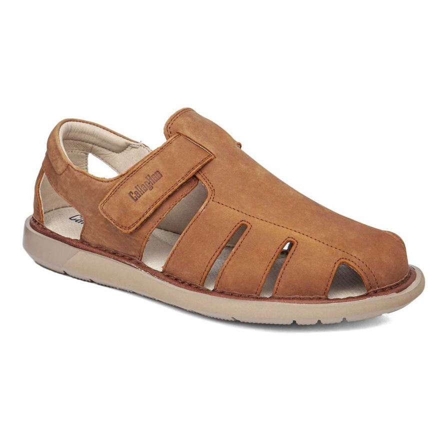 Callaghan 92311 Leban Sandalen Heren Bruin | NLTIZEA